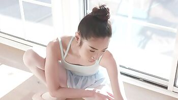 An Angelic Asian Teen Ballerina Gets Fucked